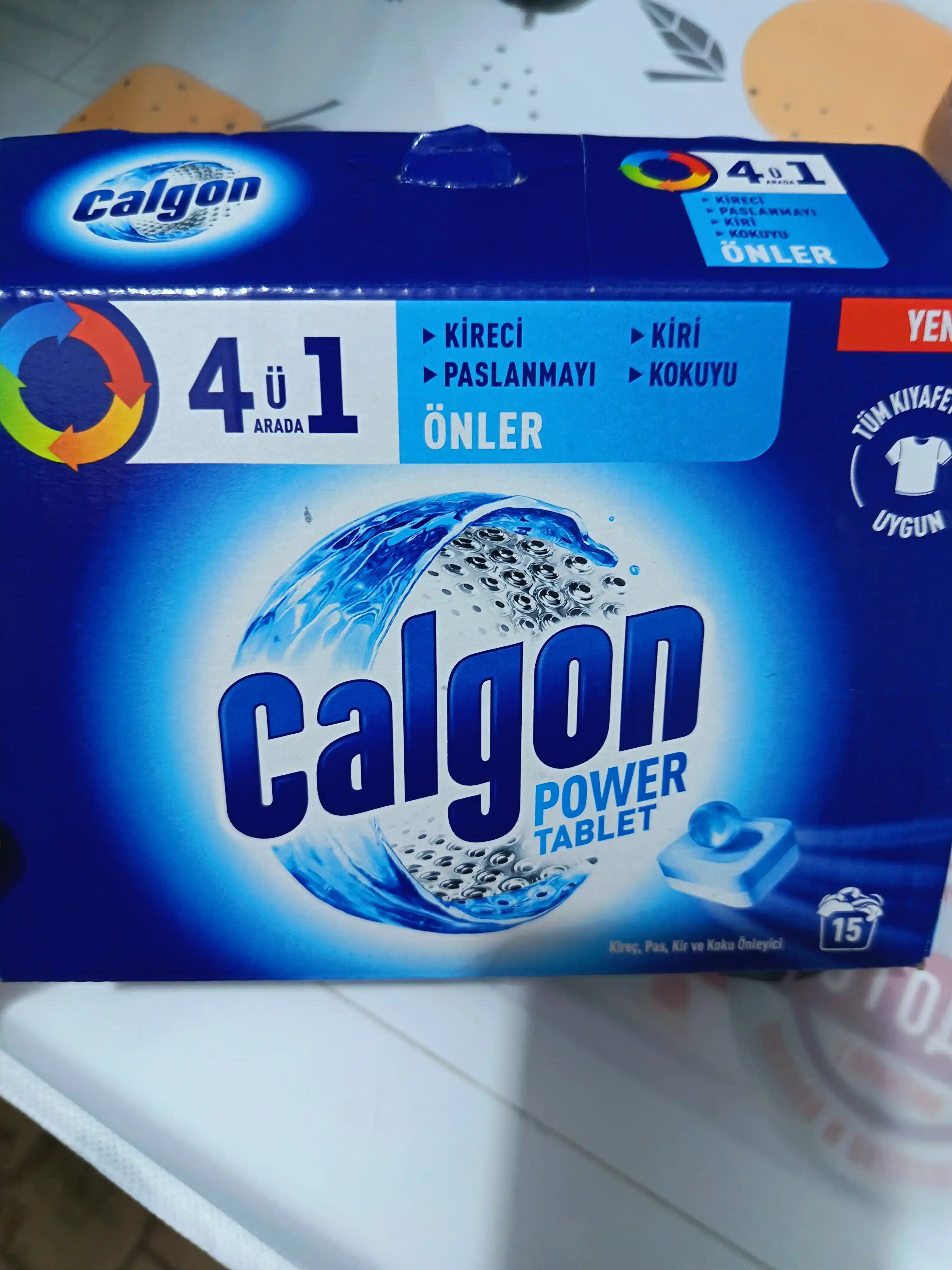 Таблетки для cмягчения воды Calgon 4 в 1, 15 таблеток