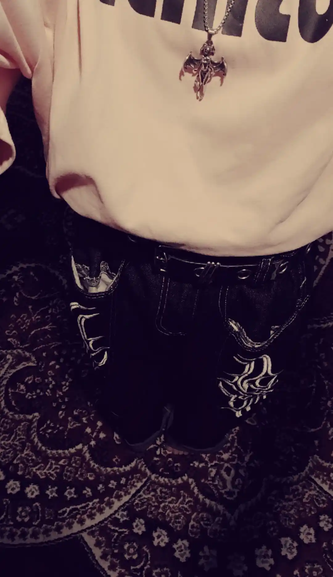 Jinsi baggy oversize Y2K