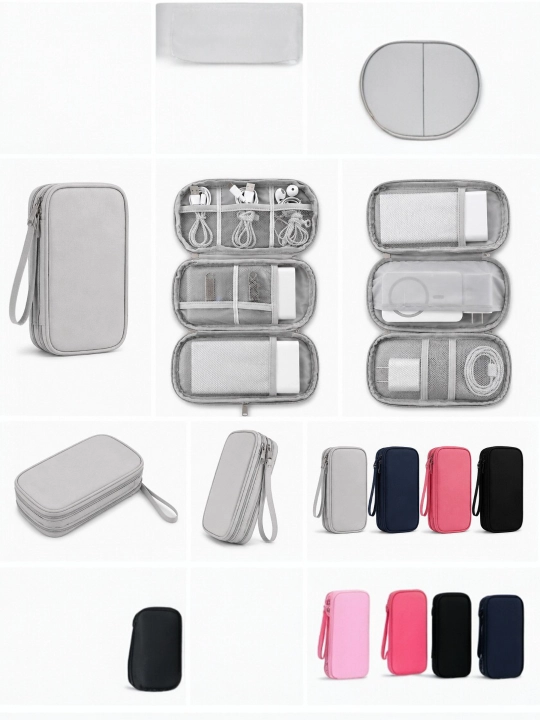 Organizer sumka, kabel saqlagich, zaryadlovchi, quloqchin, powerbank va aksessuarlar uchun