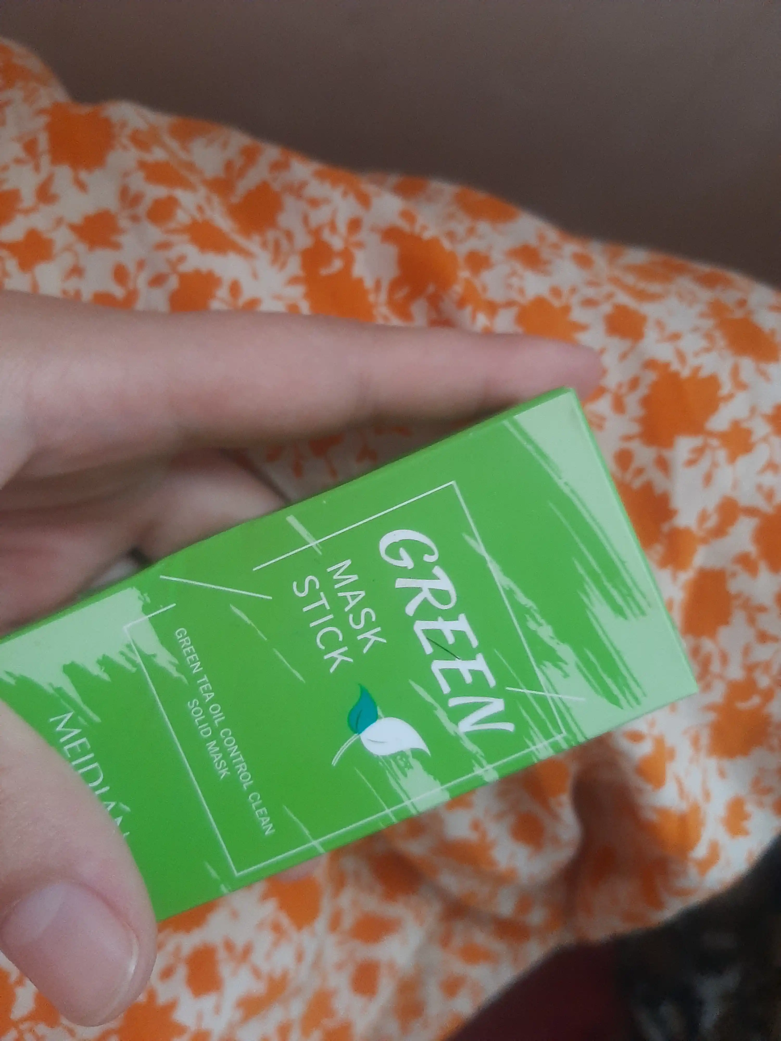 Глиняная маска стик для лица Green Mask Stick, от черных точек и прыщей акне