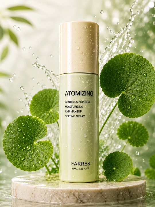 Makiyaj Fiksatori Sprey FARRES Atomizing Centella Asiatica, Namlovchi Mist, 85 ml
