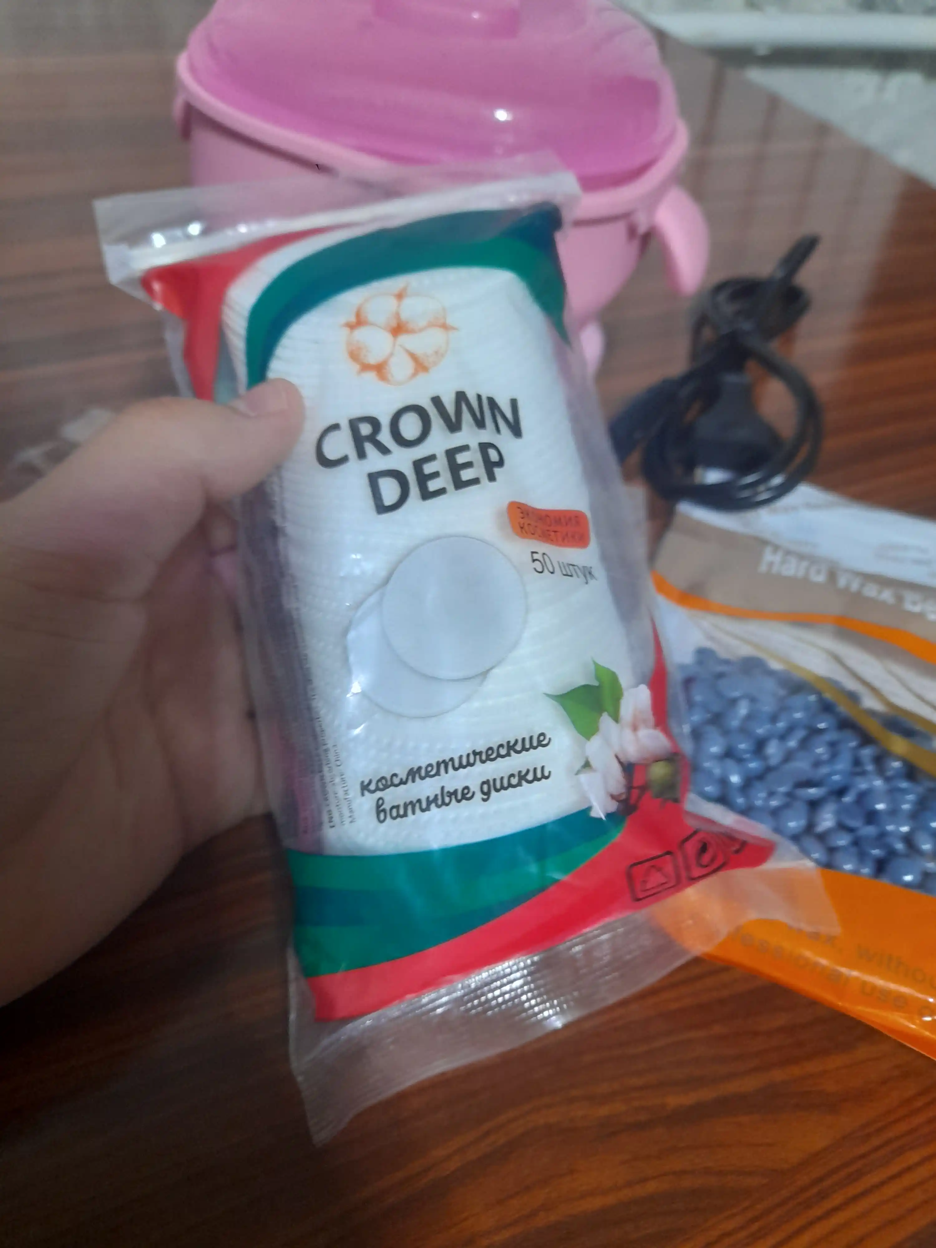 Ватные диски CROWN DEEP, 50 шт