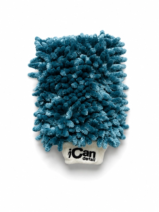 Avtomobil uchun yumshoq tukli mikrofiber qo‘lqop iCan detaildan