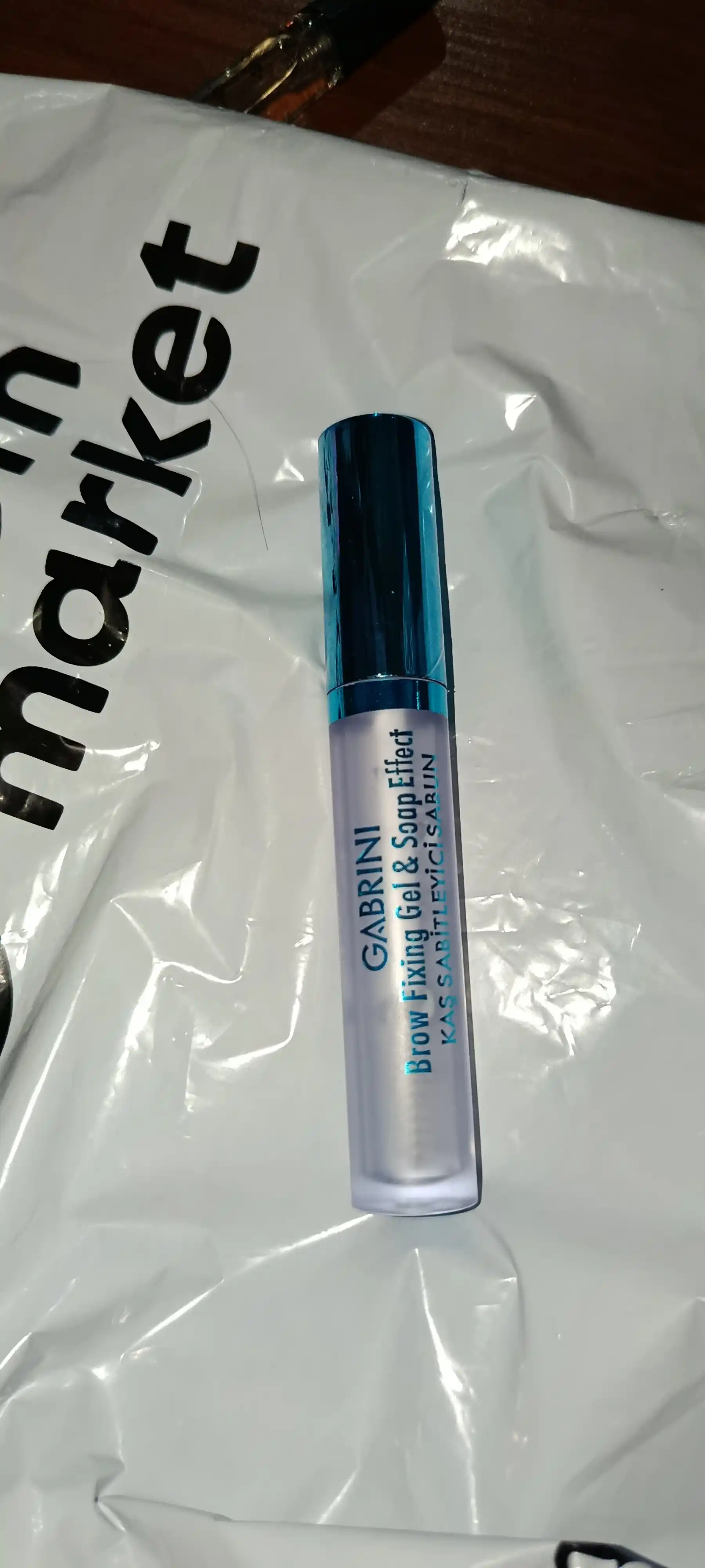 Gabrini qosh fiksatori geli Brow Fixing Soap effect, qoshlarni yotqizish uchun, shaffof, 8 ml