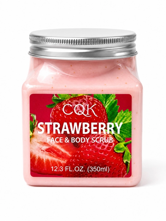 Скраб для лица и тела Sherbet Body Scrub с экстрактом малины и клубники, 500 / 350 гр