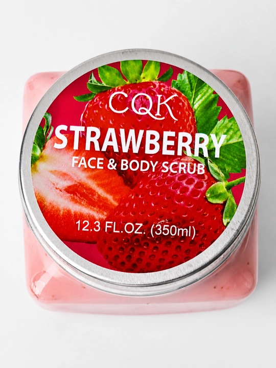 Скраб для лица и тела Sherbet Body Scrub с экстрактом малины и клубники, 500 / 350 гр