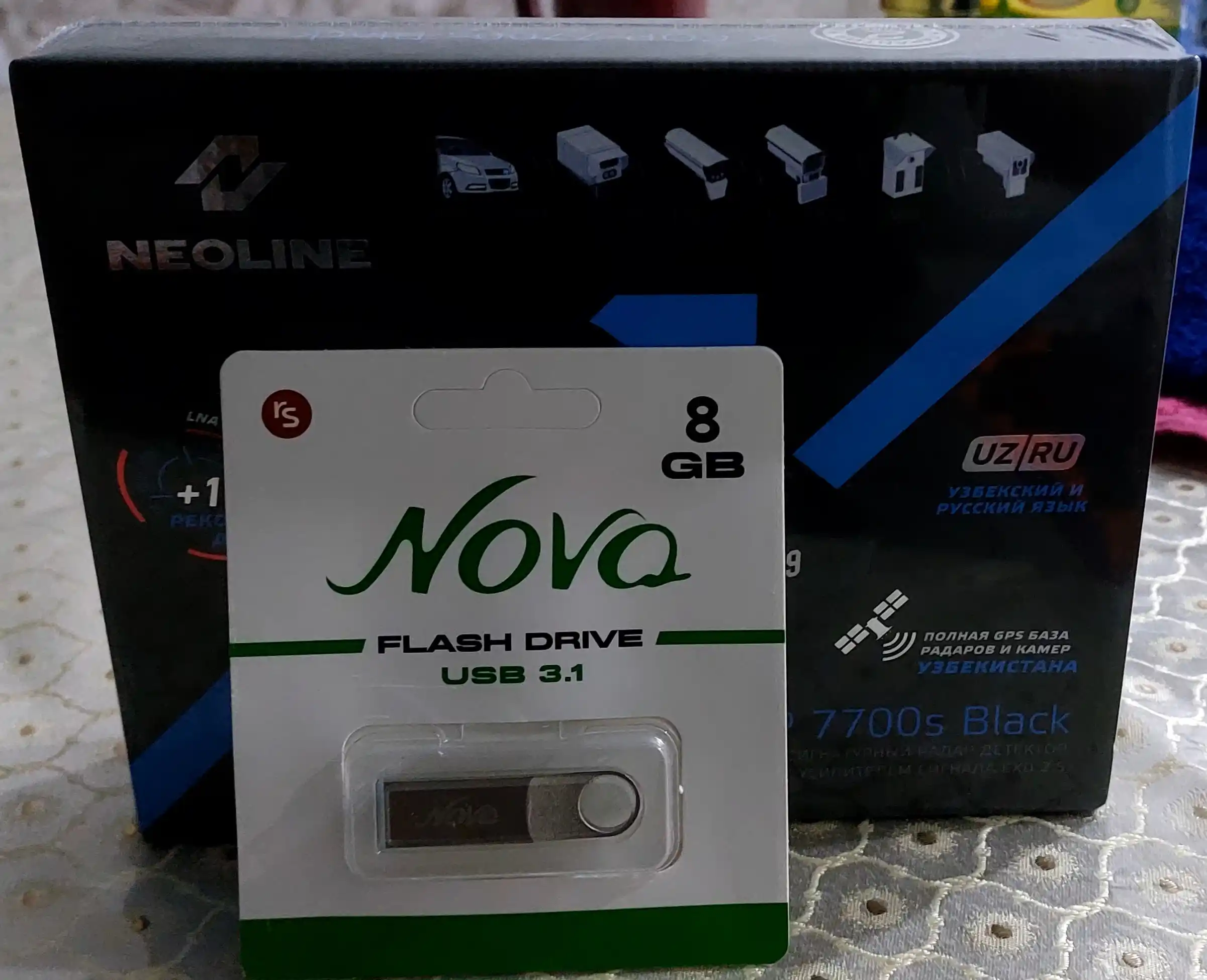 Антирадар Neoline X-COP 7700s Black, радар-детектор + флешка