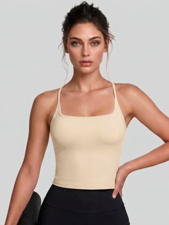 Topik, sport top, fitnes uchun chashkali sport topi, yoga, sport kiyimlari ayollar uchun