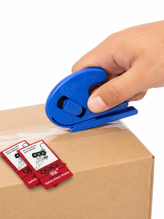 Safe Cutter – Xavfsiz paket va quti ochgich, 2 ta zaxira pichoq - 