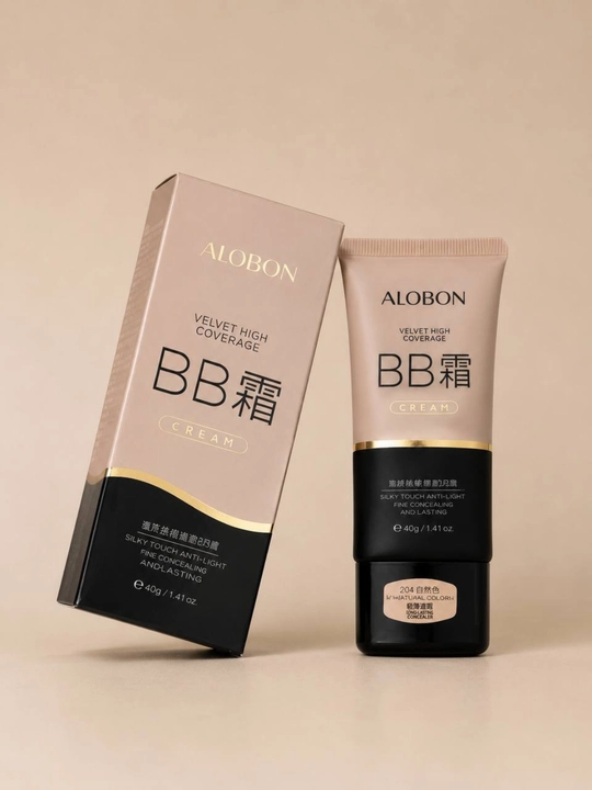 ALOBON BB krem 203 Natural Beige yuz uchun tonal krem namlantiruvchi tabiiy qoplovchi 40g