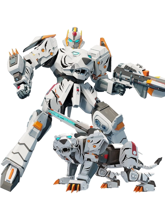 Tiger Mecha transformator roboti 2 в 1 — robot va mexanik yo‘lbars, interaktiv o‘yinchoq