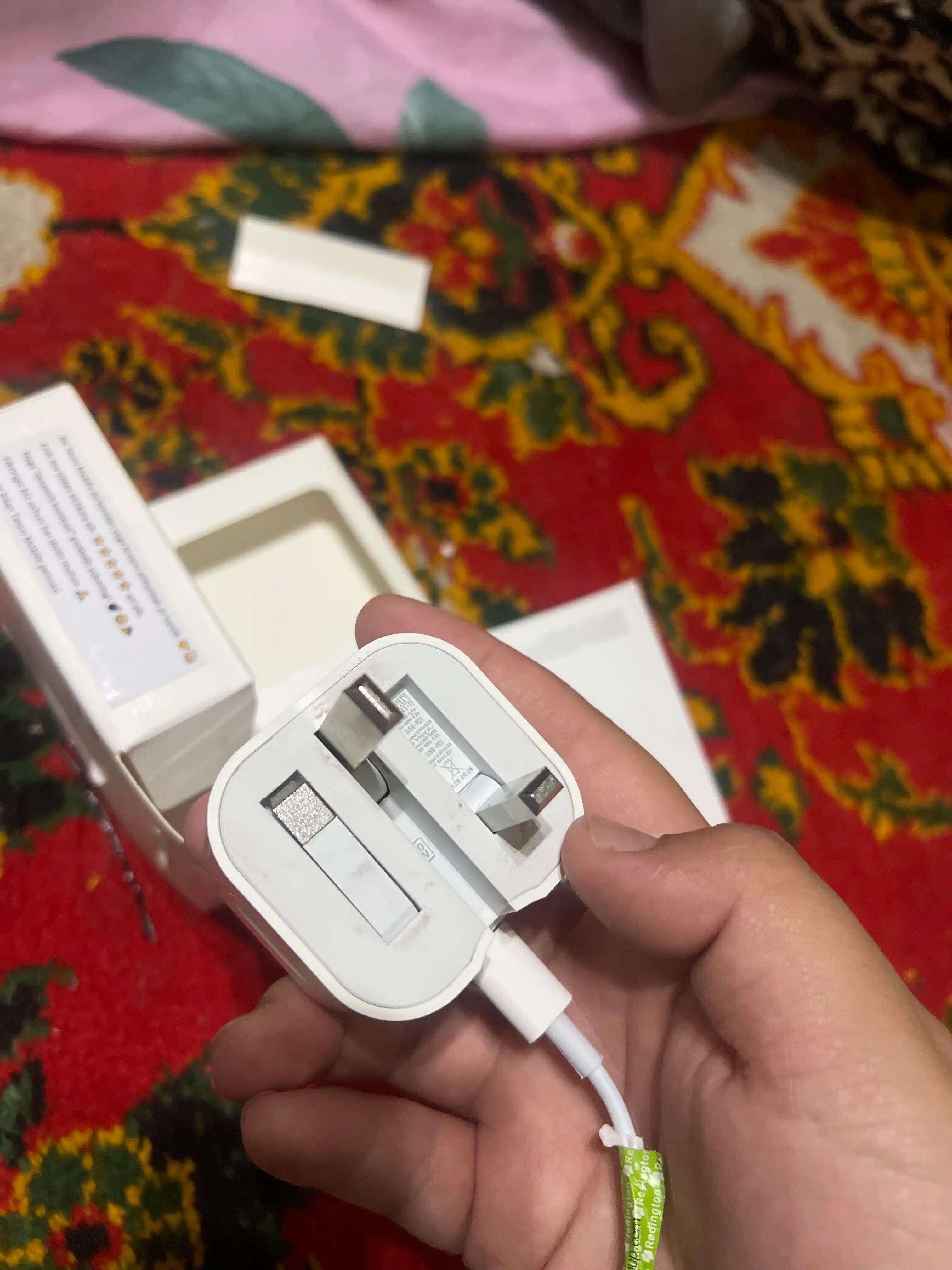 Зарядное устройство для iPhone, блок Type-C, PD, кабель Type-C/Lightning, 20 Вт