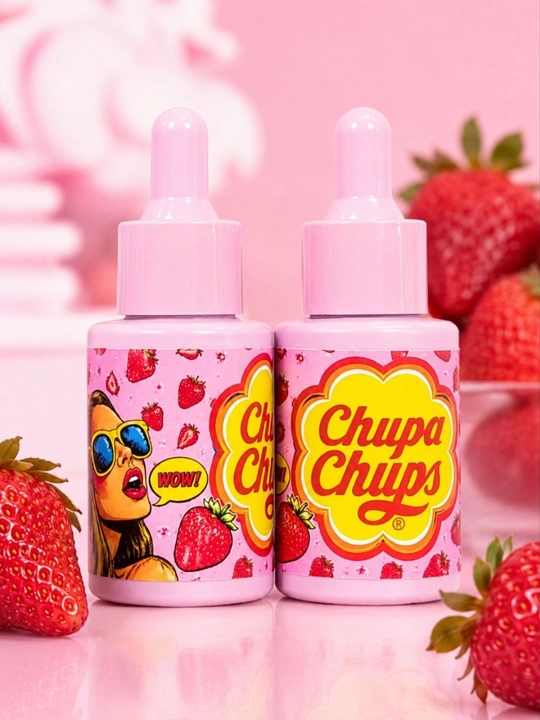 Капли для губ Chupa Chups Bubble Gum — увлажняющее масло-блеск для губ - 