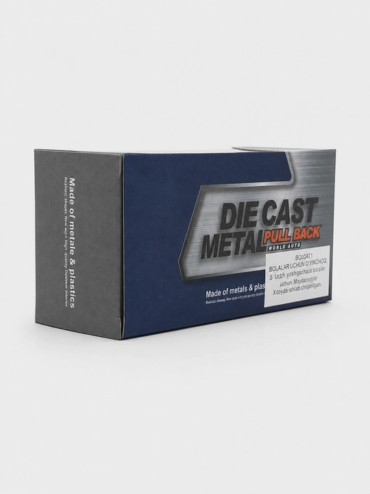 Politsiya avtobusi Force Police 1:64, metall, inersiyali