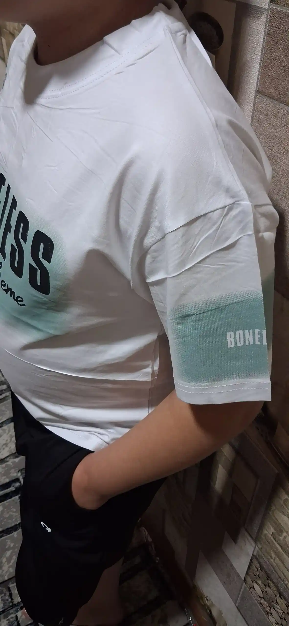 O'g'il Bolalar uchun oq futbolka 8- 14 yoshga Xitoy