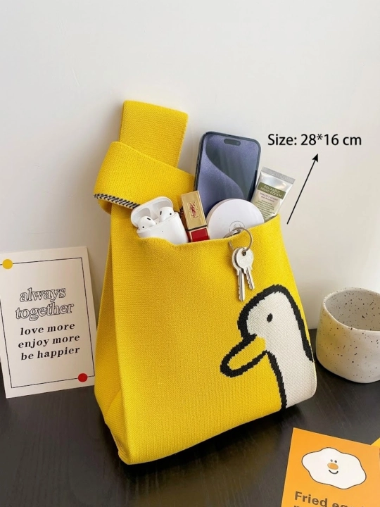 Shopper, sumka, koreys uslubida shopper, kundalik va sovg'abop 28*16 cm