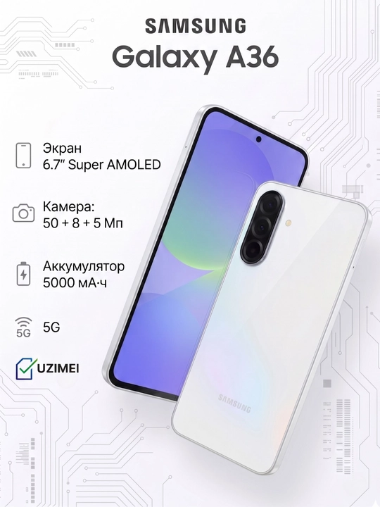 Smartfon Samsung Galaxy A36 8/128 GB White - 