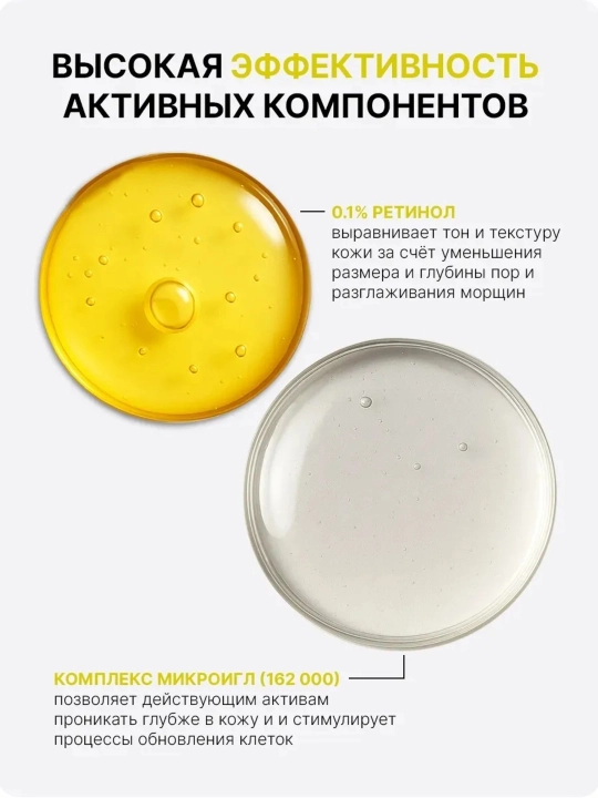 Сыворотка для лица с ретинолом и микроиглами