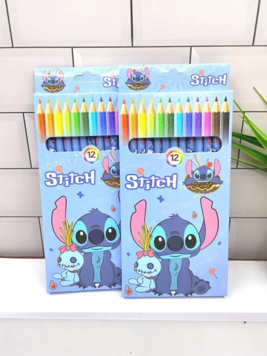 Набор цветных карандашей с мульт героями