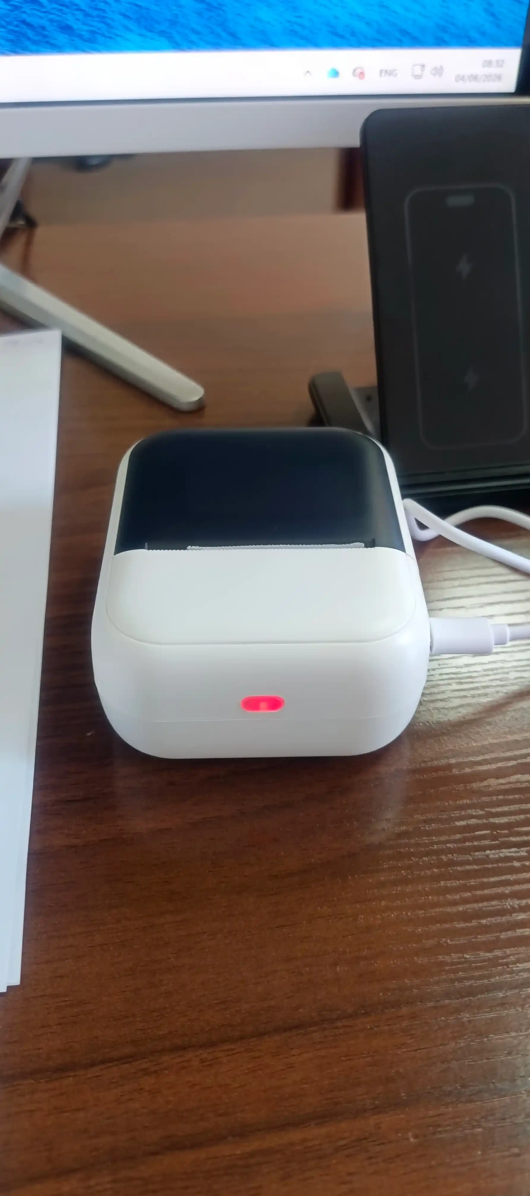 Yorliq, chek va markirovka uchun portativ termoprinter,