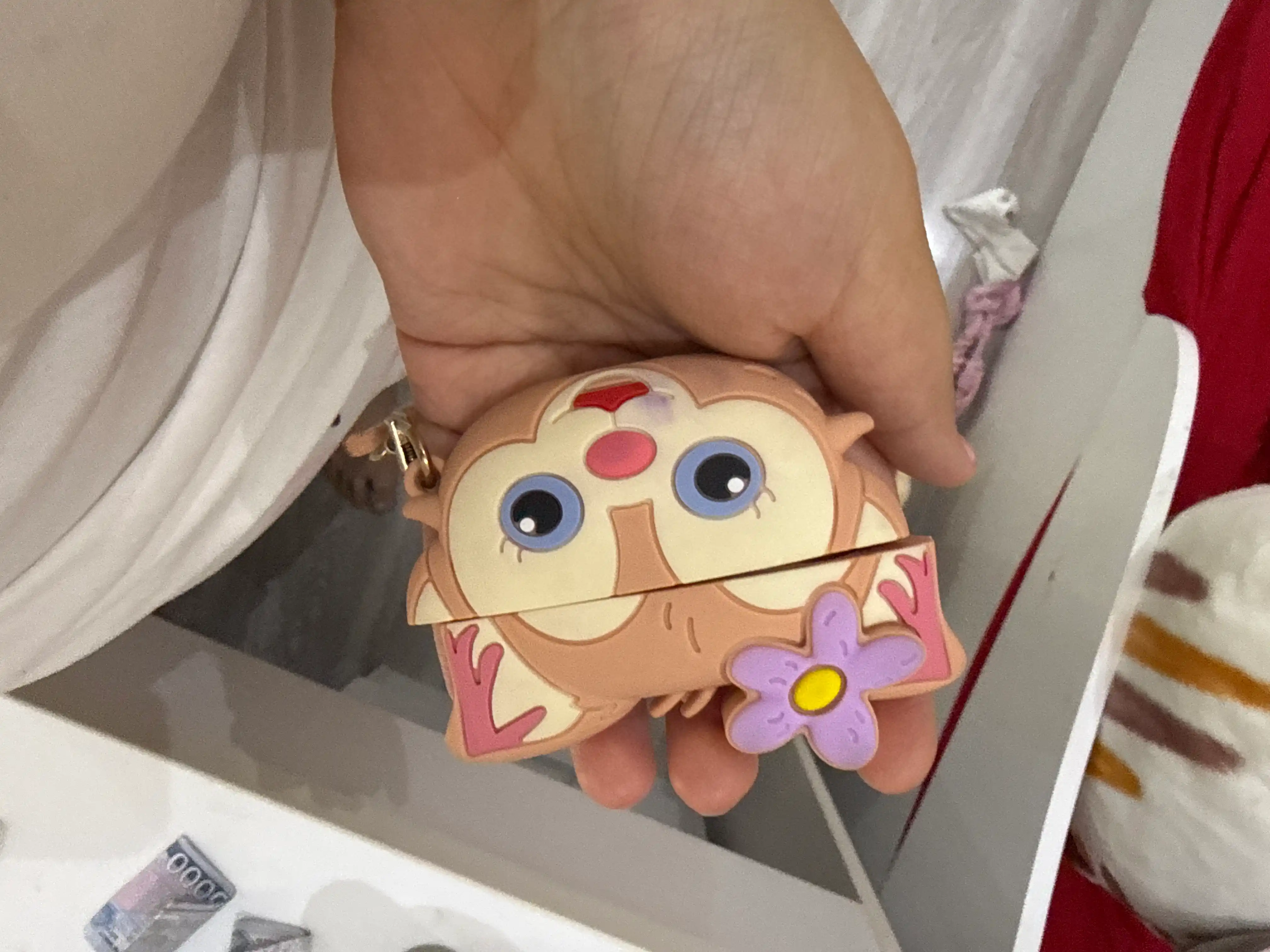 AirPods uchun silikon himoya g‘ilofi Kawaii dizaynli