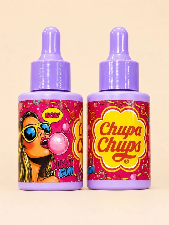 Капли для губ Chupa Chups Bubble Gum — увлажняющее масло-блеск для губ - 