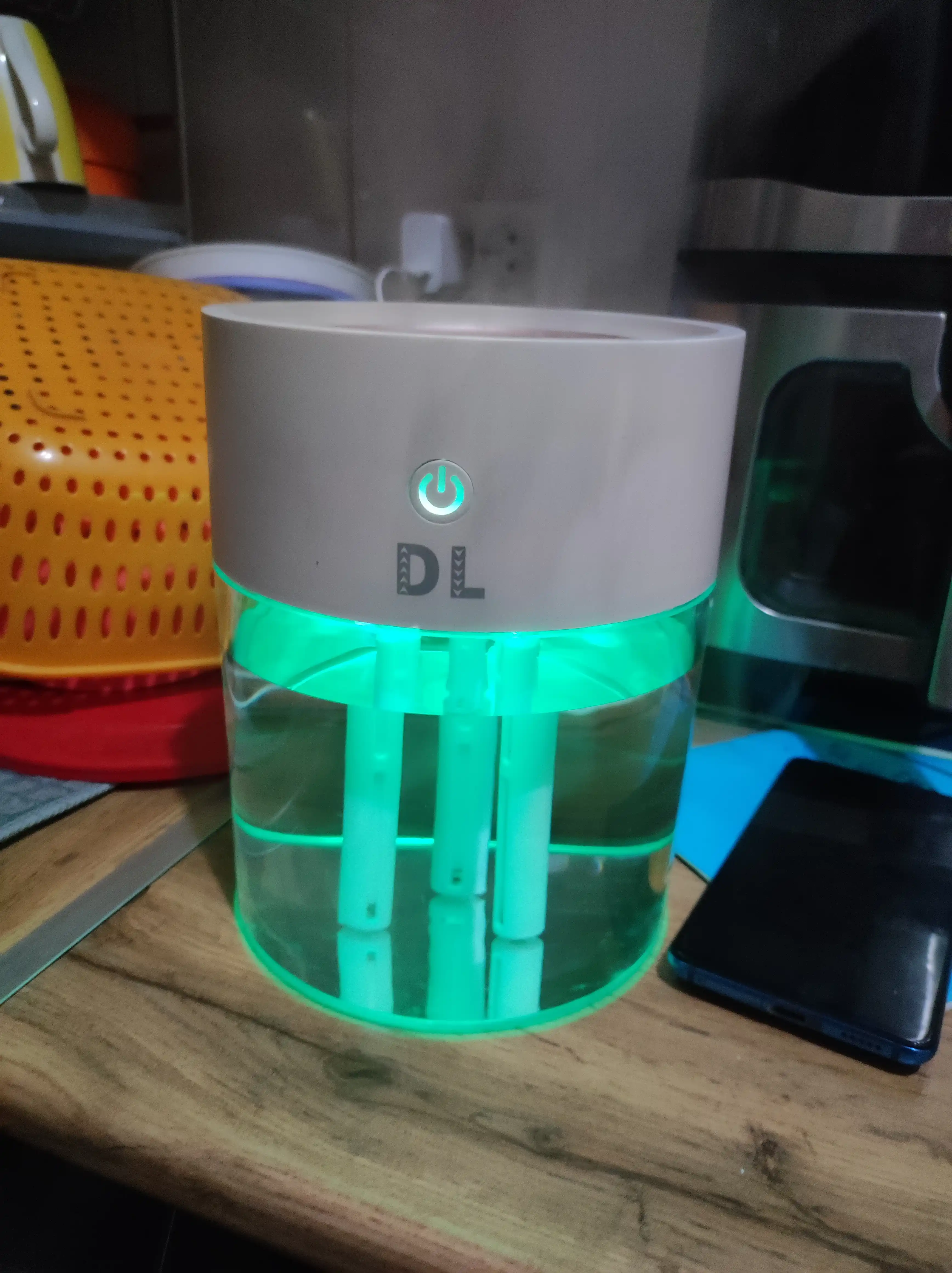 Havo namlovchi, tungi yorug'lik, aromat diffuzer, 2L, uy va ofis uchun