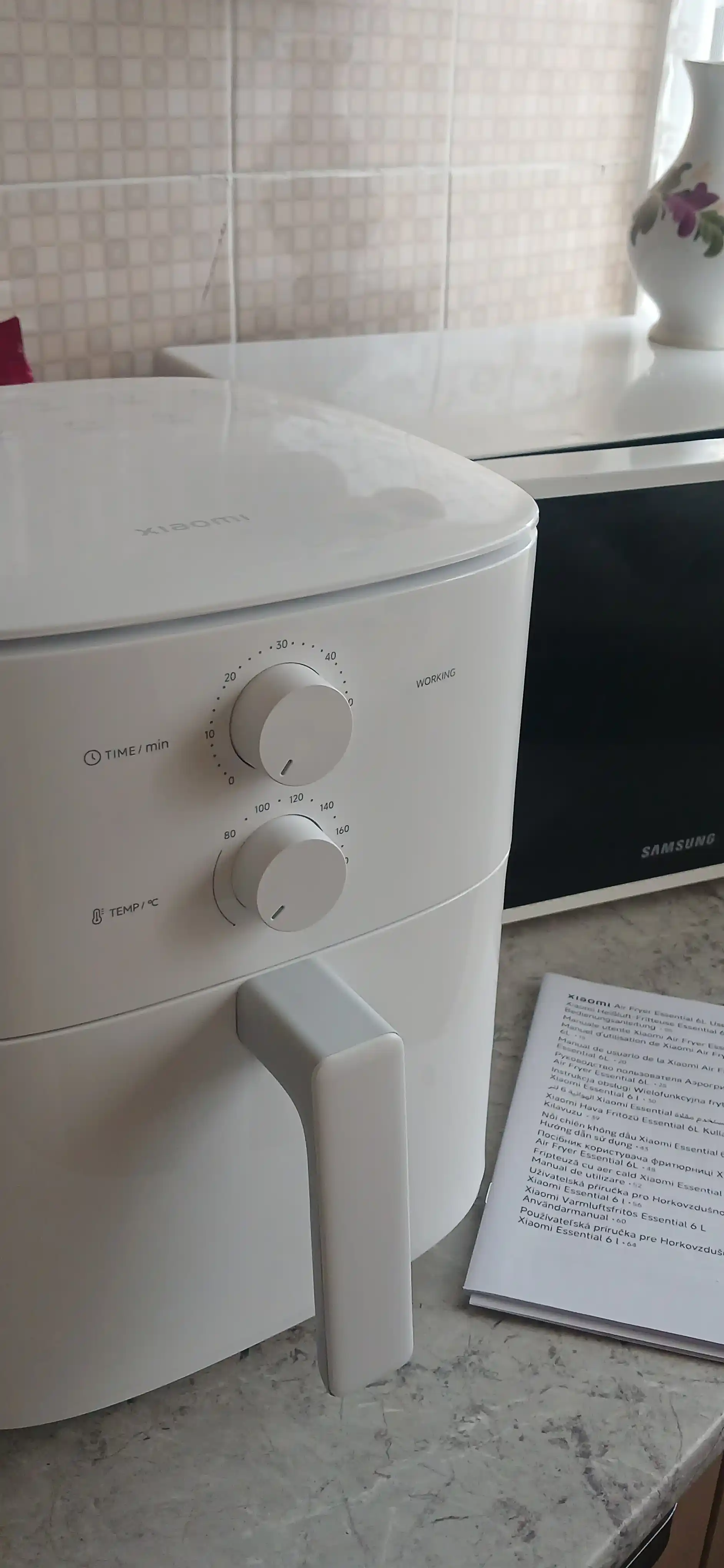 Аэрогриль Xiaomi Air Fryer 4.5-6.5L, фритюрница с готовыми рецептами, Global