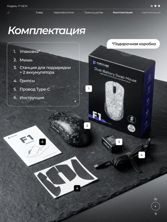 Furycube F1 Phantom, G1, G11 — лёгкие, быстрые и точные игровые мыши