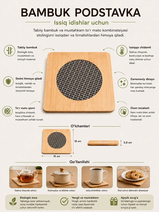 Choynak tagligi, stend, issiq suv uchun - 