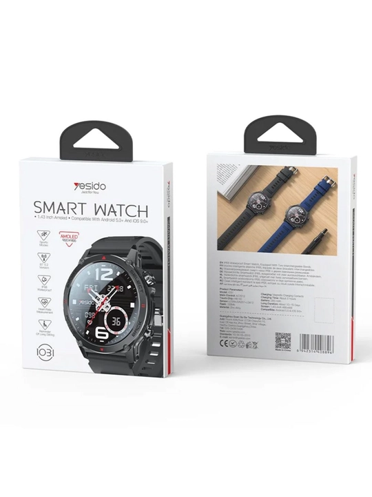 Yesido IO31 aqlli soati AMOLED ekranli smart watch, smartwatch va smart soatlar - 