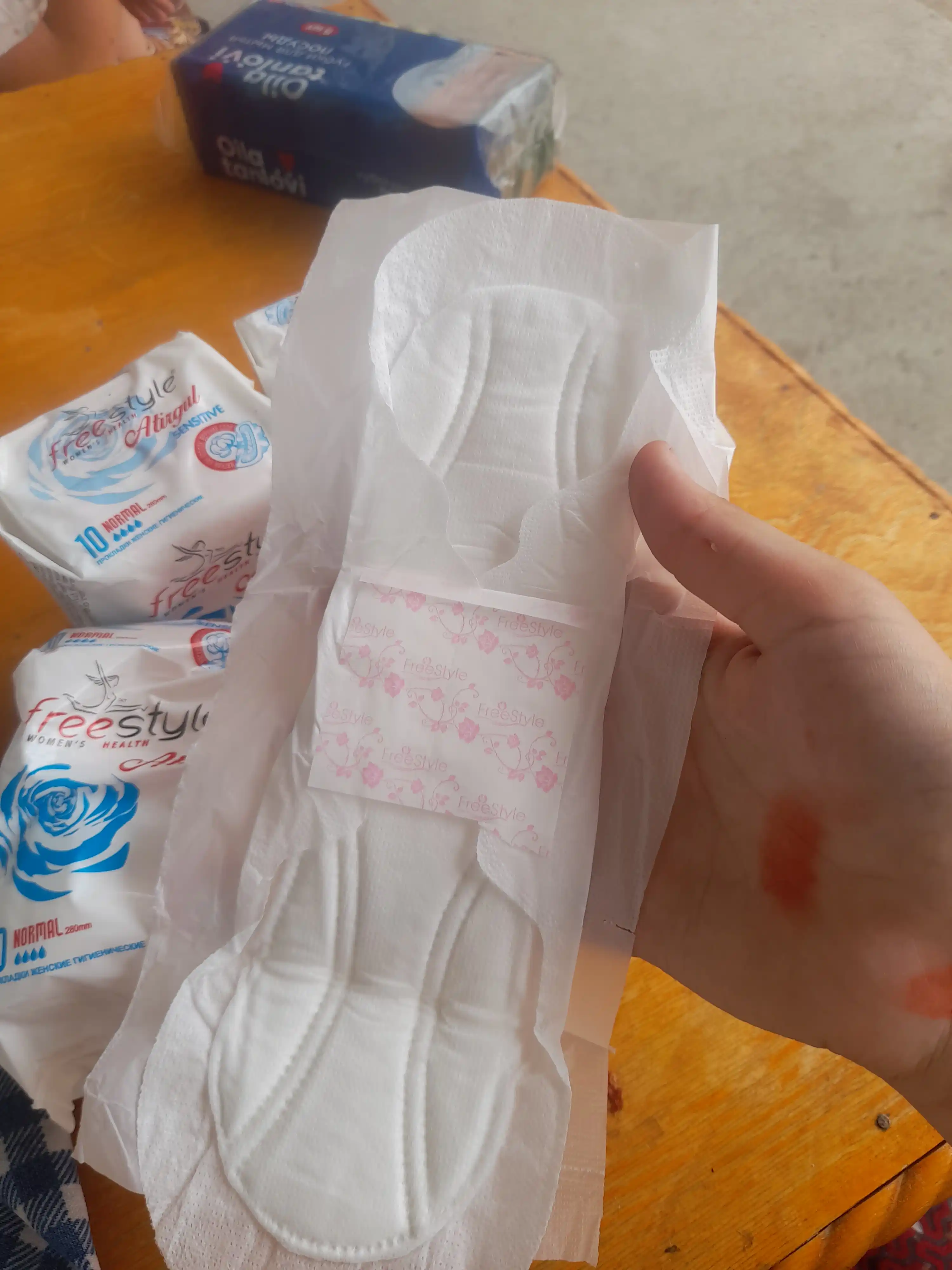 Gigiena prokladkalari Free Style Atirgul Sentetive, 10 dona