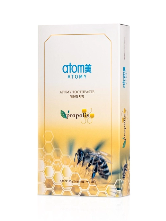 Зубная паста Atomy мята, прополис, корейский продукт, отбеливающая и для чувствительных зубов