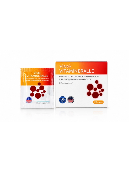 VITAMINERALLE — beta-glyukan, vitamin C, rux va selenli immun kompleks, sashe - 