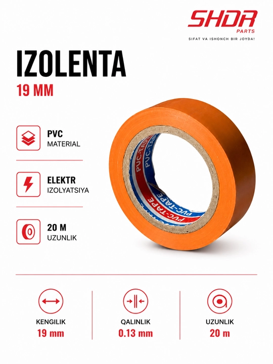 Izolenta 19 mm - 
