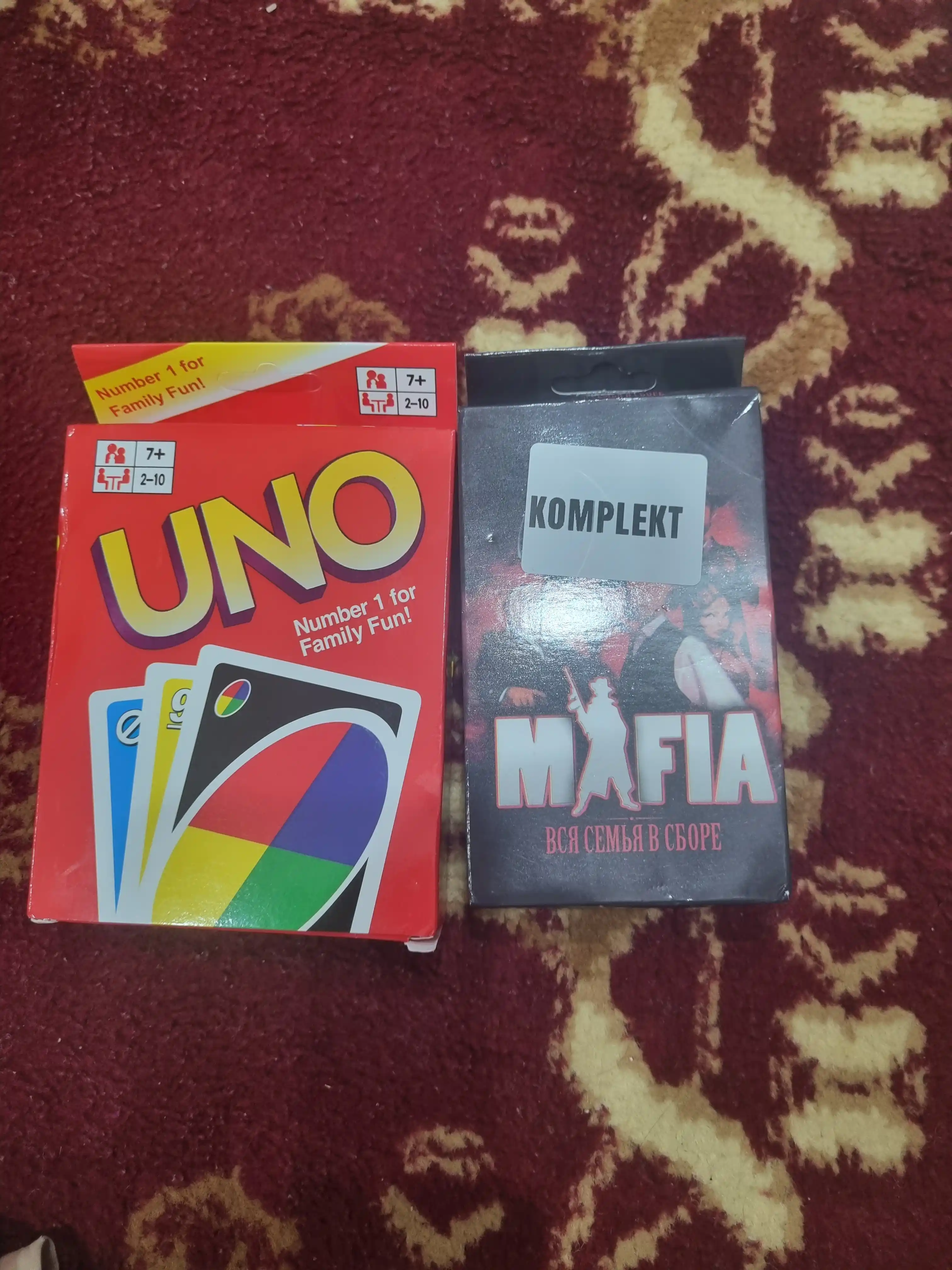 Набор карточных игр UNO + Mafia — 2-в-1