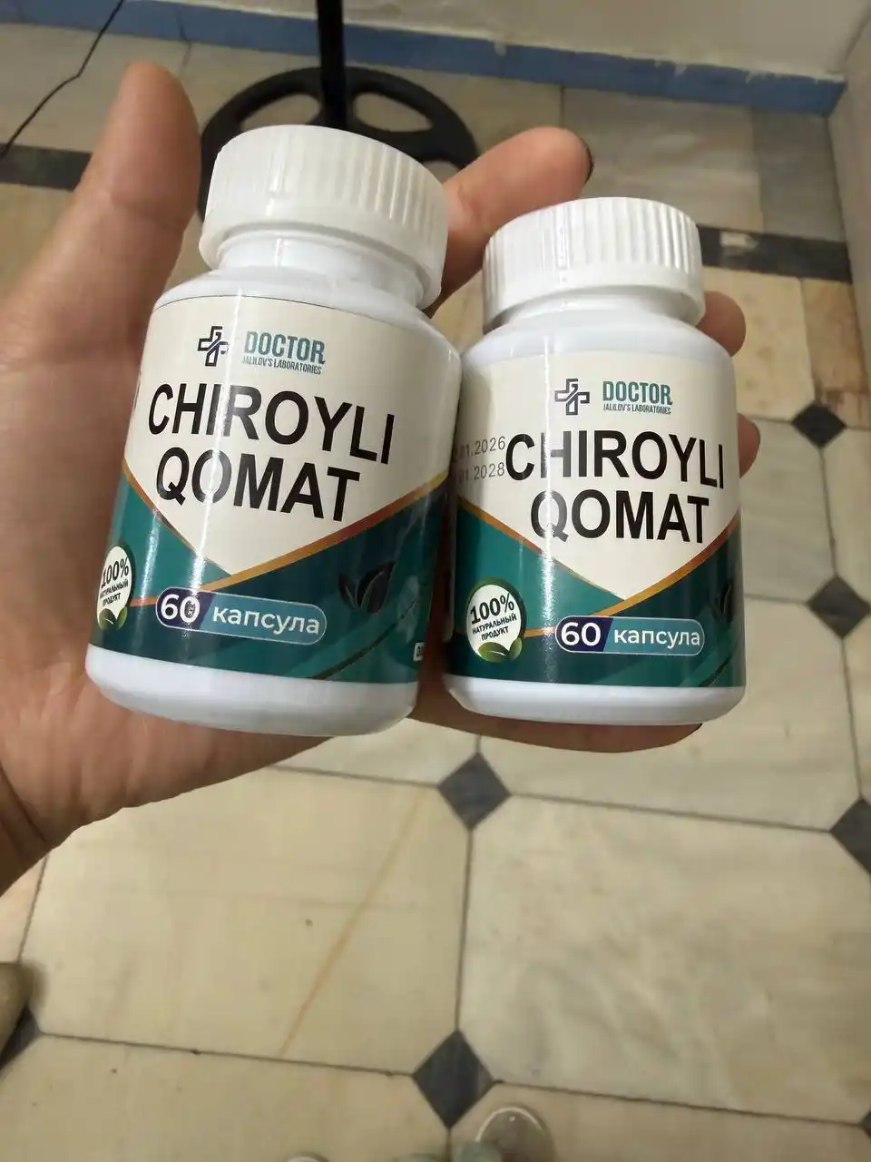 CHIROYLI QOMAT kapsula tabiiy BAD metabolizm qo‘llab quvvatlash vitamin kompleks