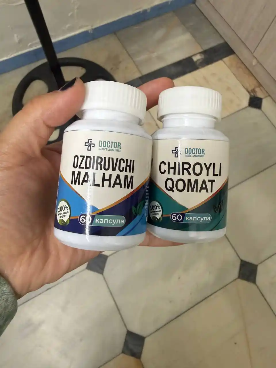 CHIROYLI QOMAT kapsula tabiiy BAD metabolizm qo‘llab quvvatlash vitamin kompleks