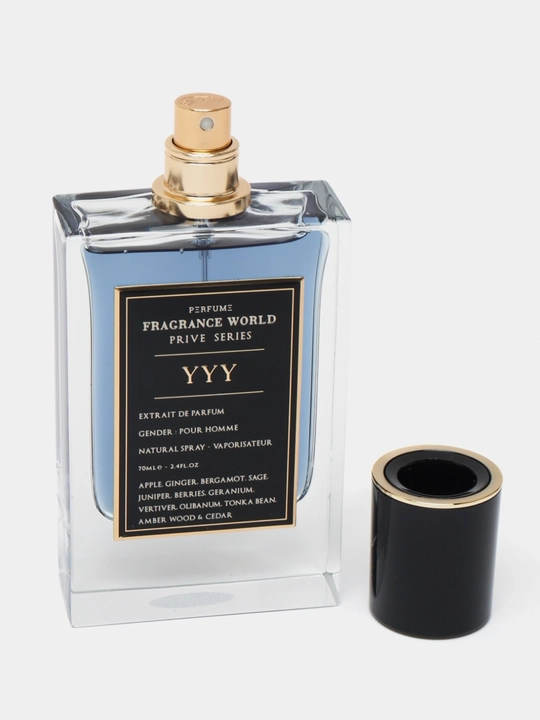 Fragrance World YYY мужской парфюм, 70 мл, древесно-пряный стойкий аромат для мужчин