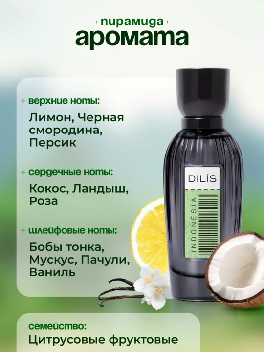 Парфюмерная вода для женщин Essence of the World, Dilis