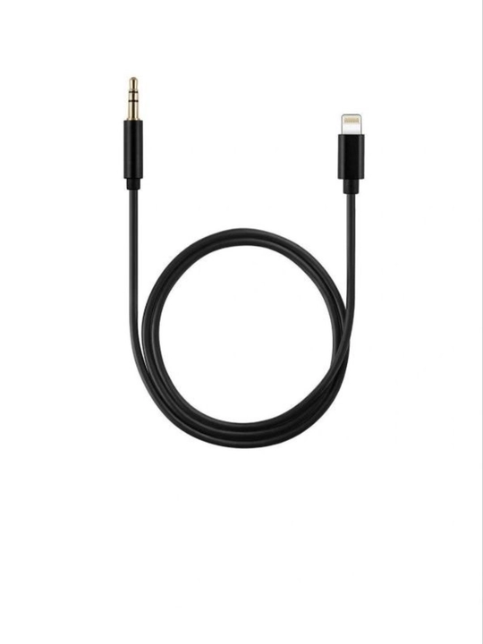 AUX-кабель 3,5 мм: аудиоадаптер для iPhone (Lightning) и Android (Type-C), 1 м