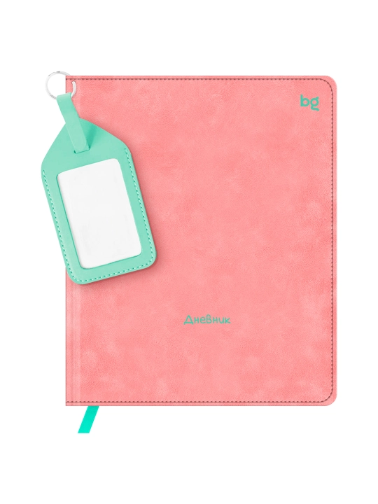 BG "ID. Pink" o'quvchi kundaligi 1-11 sinf, 48v. (qattiq), D5h48_64500 - 