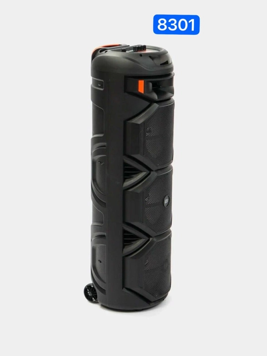 Bluetooth karaoke kolonka, mikrofonli, portativ akustika RGB LED