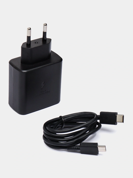 Adapteri va kabel, zaryadlovchi qurilma 45Vatt pd tez zaryadlovchi Type-C 5A kabel bilan