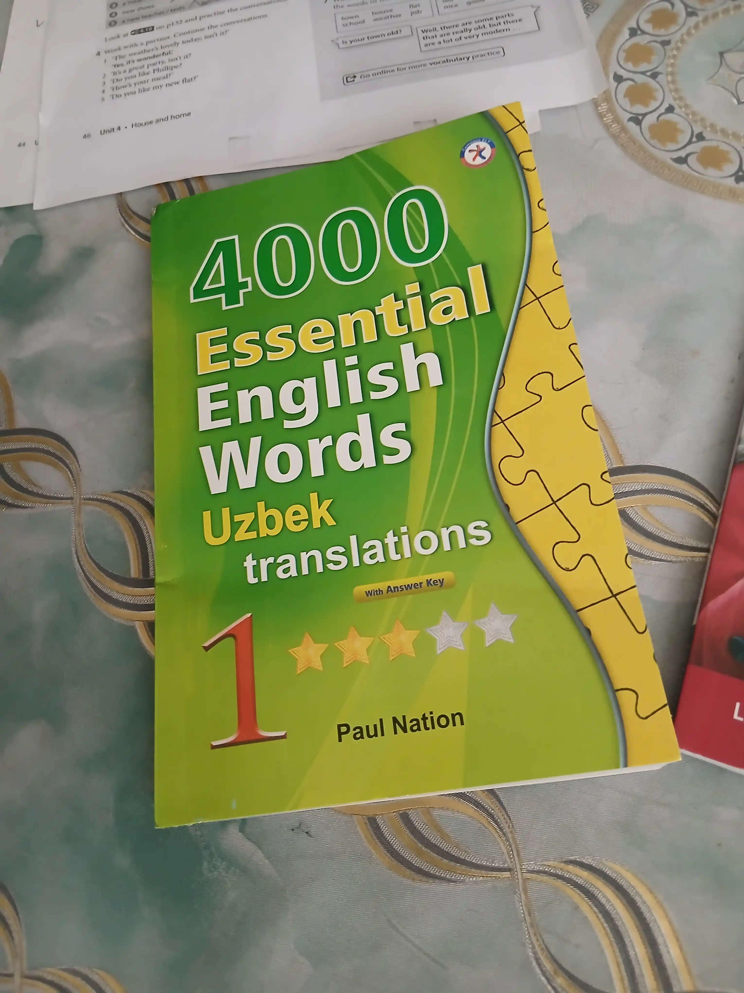 4000 essential english words 1, 2, 3, 4, 5, 6, Uzbek translations