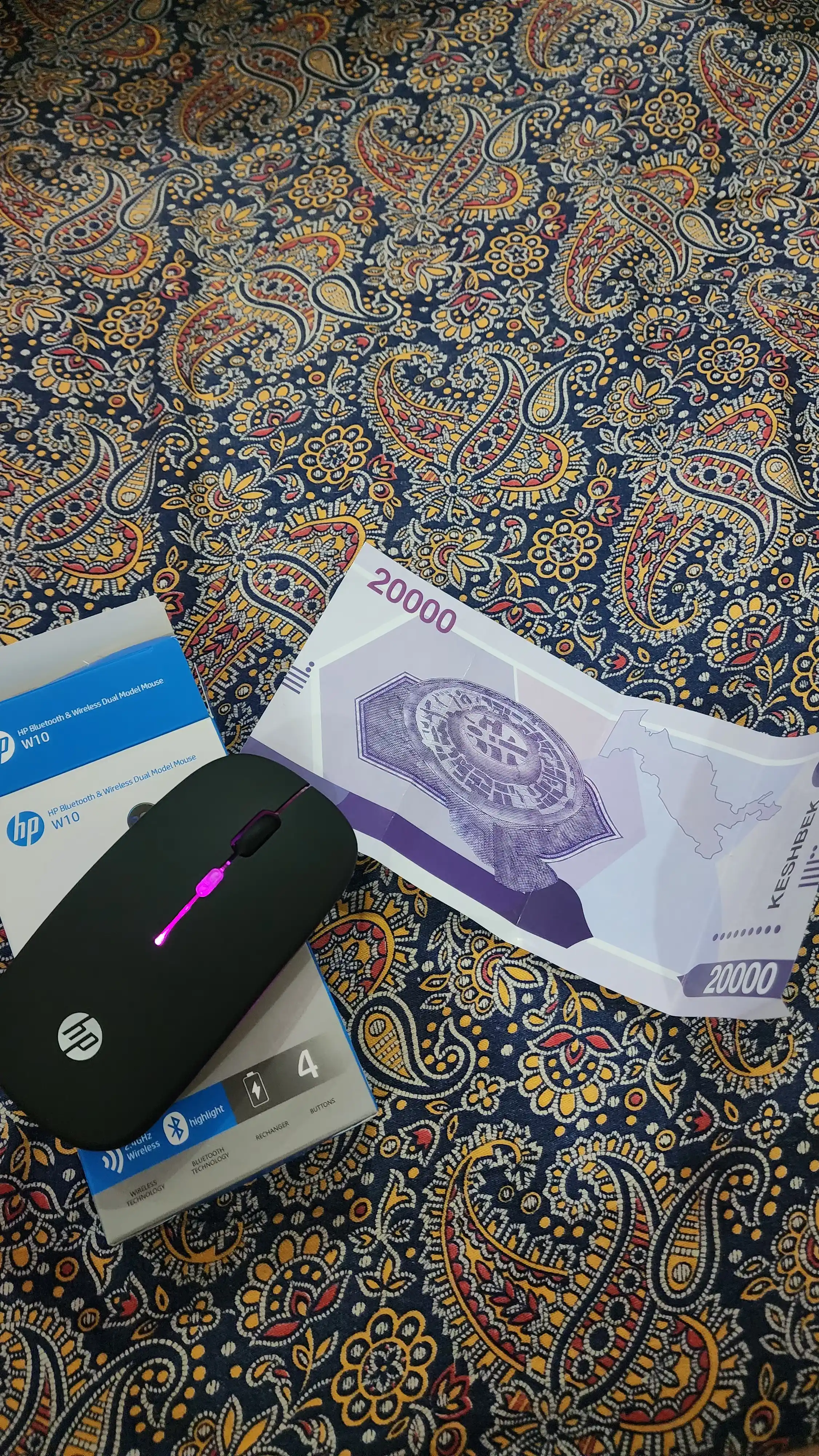 Universal simsiz sichqoncha: kompyuter, telefon va planshet uchun