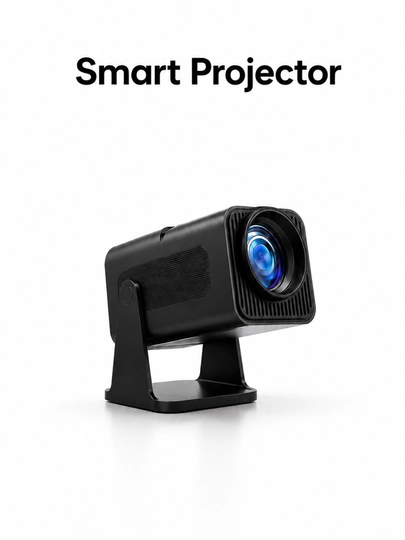 Uy va o‘yinlar uchun Smart TV mini proyektori, WiFi, HDMI, USB - 