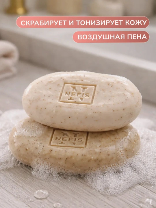 Туалетное мыло "Чистые Традиции" с экстрактом Кофе, 160 г