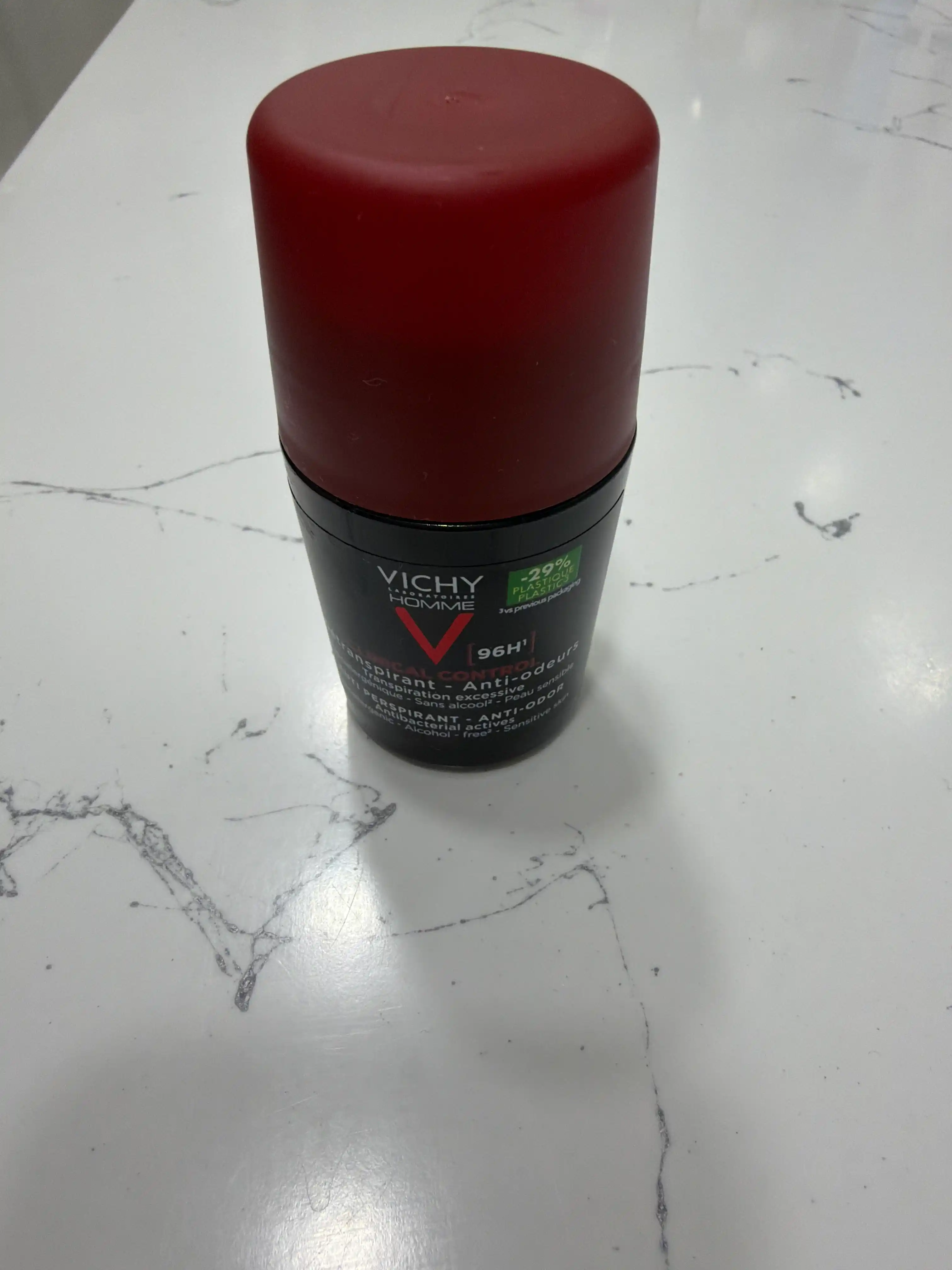 Antiperspirant dezodorant, VICHY DEODORANT Clinical control, erkaklar uchun 2x 50 ml 96 soat