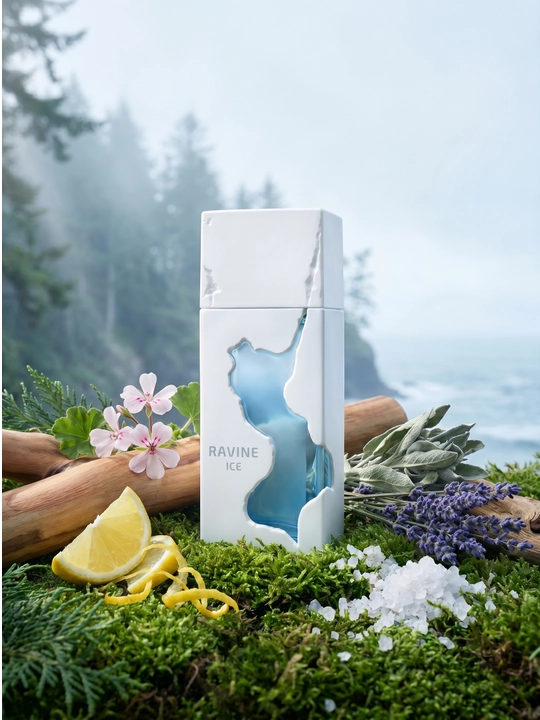Uniseks atir Ravine Ice French Avenue, Limon, Tuz, Shalfey, Ambroxan, Eman moxi notalari